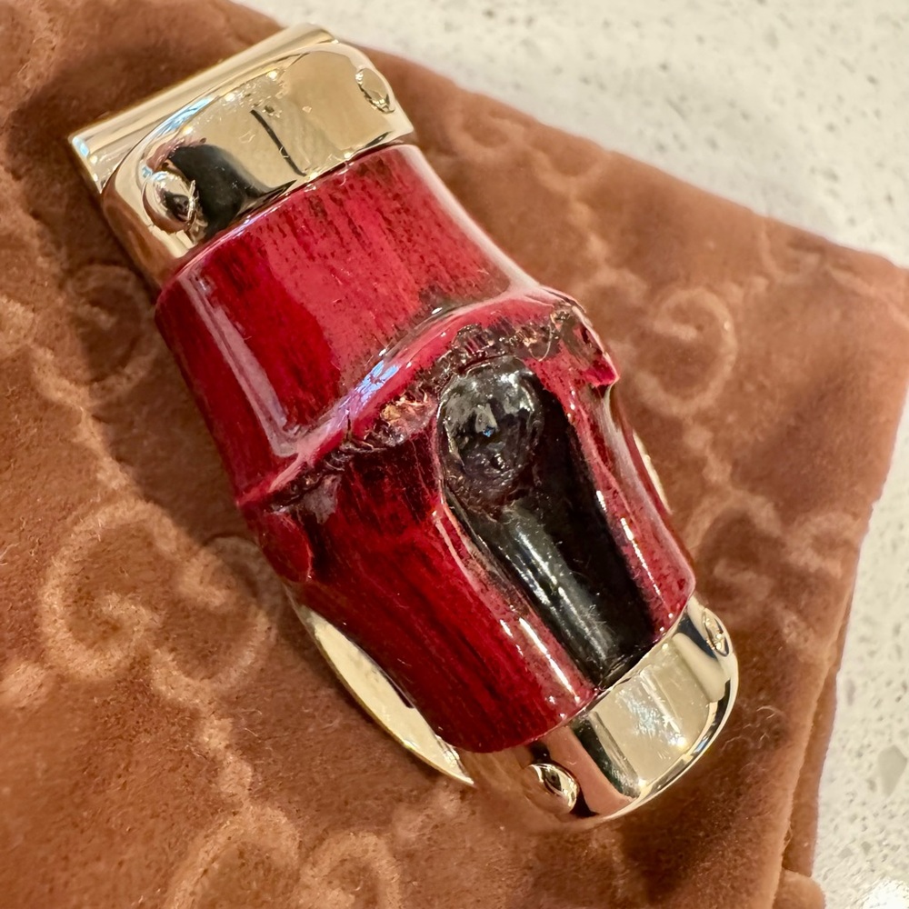 GUCCI Bamboo Money Clip - Picture 2 of 4